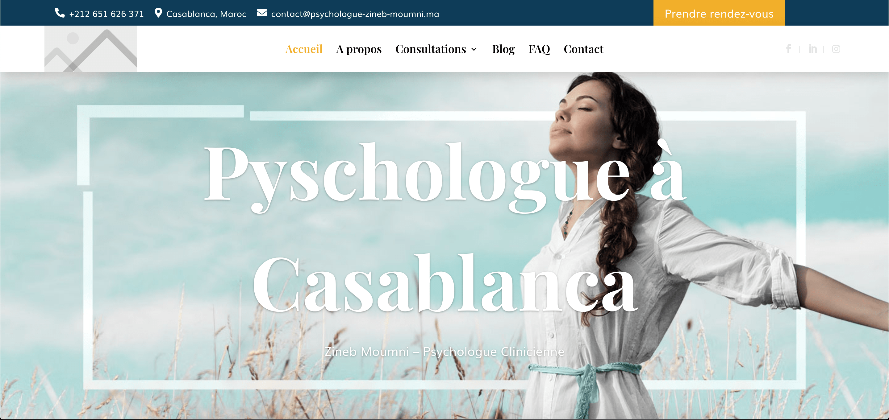Psychologue à Casablanca - Zineb Moumni